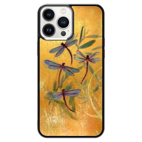 Coque iPhone 15 Pro Max libellules : style oriental pour le quotidien
