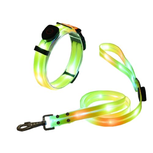 DOG WooF LEDփ[hZbg  郊[h [h120cm 35~55cm߉\ ̎U USB[d CG[