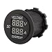 Produktbild Digital Voltmeter Amperemeter-Auto Motorrad DC 12-24 V Dual LED-Anzeige Rot Digital Voltmeter + Amperemeter Amp Volt Meter Anzeige (Klemmen mit Kabel enthalten)