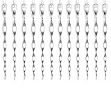 【EINFACH ZU BEDIENEN 】Das Schlingendesign dient zum einfachen Aufhängen der vogelsicheren Rute. Sie müssen das reflektierende Klebeband nur auf die erforderliche Länge anbringen, um Vogelschäden auf Dach, Deck, Garten, Bauernhof usw. zu vermeiden. Es ist langlebig und wiederverwendbar. Es funktioniert auch gut bei hohen Temperaturen, Wind, Sonne und vielem mehr.