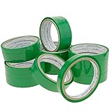 Precinto adhesivo de color verde, para cerrar bolsas de plástico.