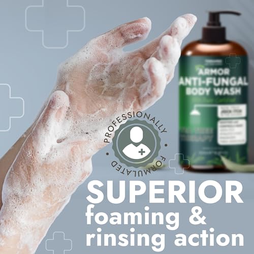Image of Antifungal Body Wash with Tea Tree Oil for Ringworm & Jock Itch Treatment