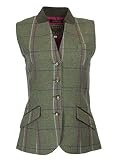 Walker and Hawkes - Ladies Derby Tweed Margate Waistcoat - Pink Stripe - US 6 (UK 8)