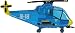 37" Blue Helicopter Foil Balloon - As Seen In The 50 Shades Of Grey Movie