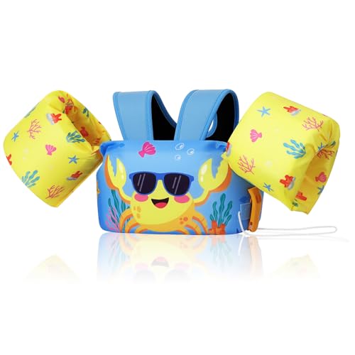 Image of MoKo Toddler Arm Floaties 20-50lbs, Swim Vest Water Wings for Kids Pool