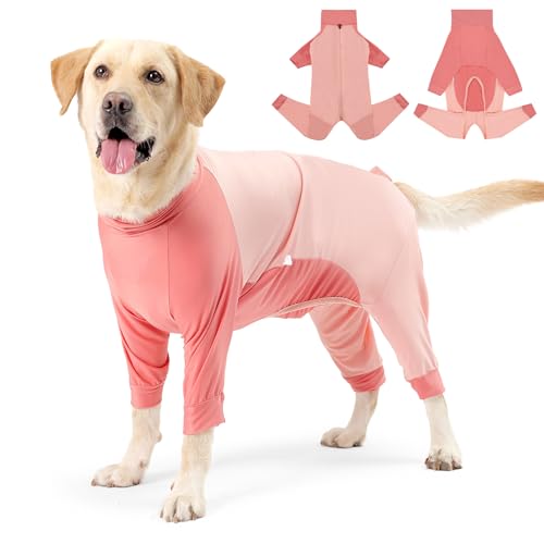 Image of Coppthinktu Recovery Suit for Dogs Dog Surgery Suit, Long Sleeve Dog Onesie After Spay Neuter for Female Dogs, Dog Surgical Recovery Body Suits to Prevent Licking Shedding Cone Alternative