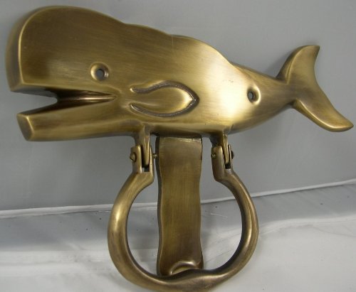 Brass Whale Doorknocker #TOP2