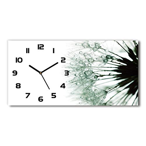 Horloge impression verre de sécurité Tulup 60x30cm noire luxueuse - 2