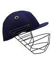 CanBee Cricket Helmet | Head Guard, Navy Blue | for Men, Women, Boys, Girls, Kids | Steel Grill | Adjustable Back Support Strap | Lightweight (Men (Age 22 +)) gallery image