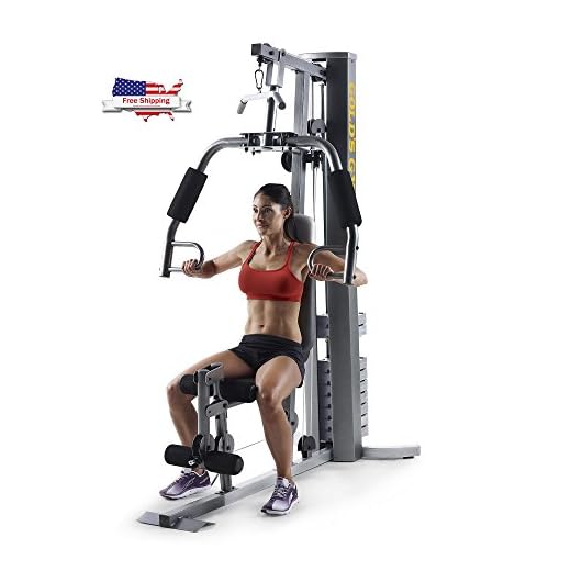 Gold's Gym XRS 50 Home Gym with High and Low Pulley System