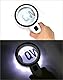 QWORK® Lupe mit 12 Led Licht, 30X Handlupe Leselupe, leselupe mit licht, für Lesen, Handwerk, Juwelier