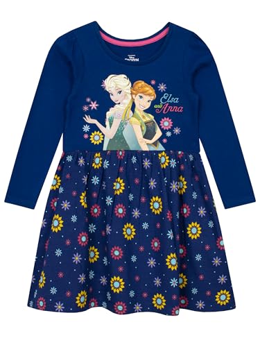 Disney Frozen Kleid Madchen | Prinzessinnen Kleid Mädchen | Kostüm Prinzessin | Mehrfarbig 128