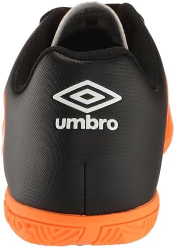 Umbro Men's Classico XI IC Indoor Soccer Shoe, Orange/Black/White, 10 | Image 2