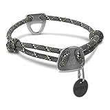 RUFFWEAR - Knot-a-Collar Rope Dog Collar, Granite Gray, Large