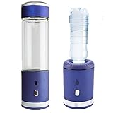 Portátil: adecuado para la mayoría de las botellas de agua mineral en el mercado, viajes, solo llevar el host y el convertidor, hacer agua de hidrógeno en cualquier momento, en cualquier lugar, compacto y portátil.