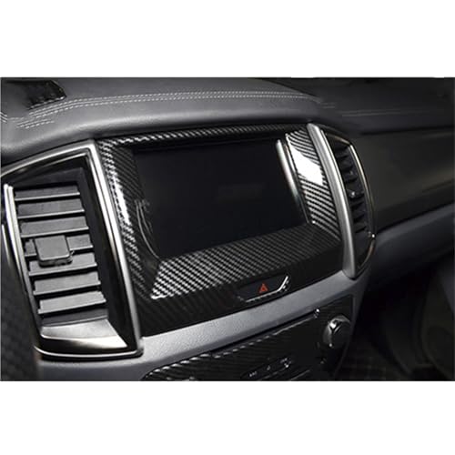 Cadre de navigation GPS pour centre voiture Ford Ranger aspect carbone
