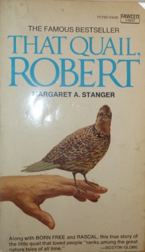 That Quail, Robert B000GWOG3O Book Cover