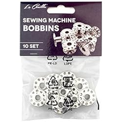 Maquina De Coser Singer Merritt La Canilla ® - Canillas Máquina Coser Singer, Alfa Metálicas Pack de 10 Bobinas Silvercrest, Brother, Juki y más | Canilla Perforada con Agujeros Metálica