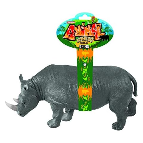 Deluxebase Jumbo Rhino Safari Toy Figure Cover