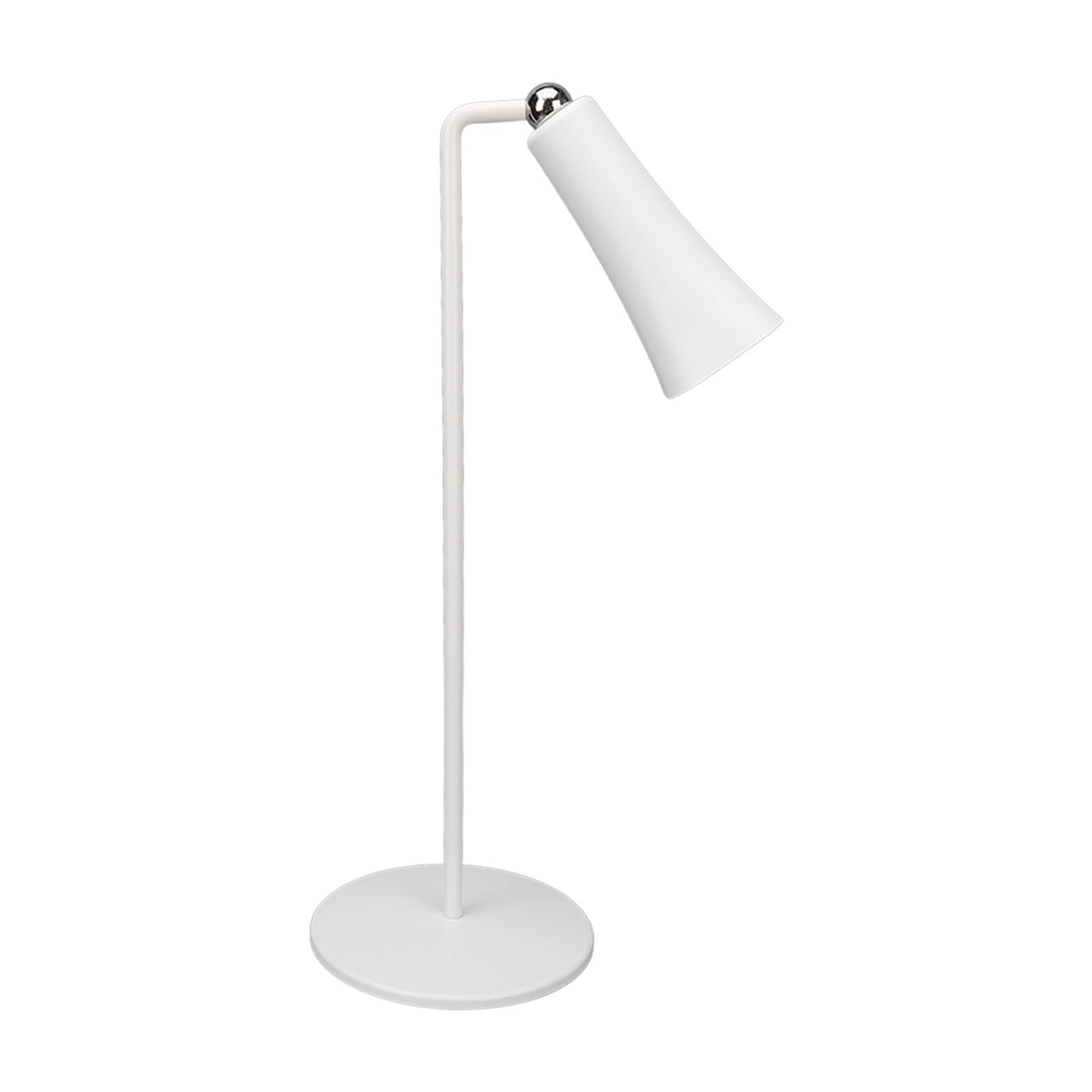 Lampe de Bureau LED 4 en 1, 3 Luminosités, 14 Puces Lumineuses, Lampe de Lecture, Lampe de Bureau sans Fil pour le Soin des Yeux, Lampe Murale à Pince de Table avec Aspiration