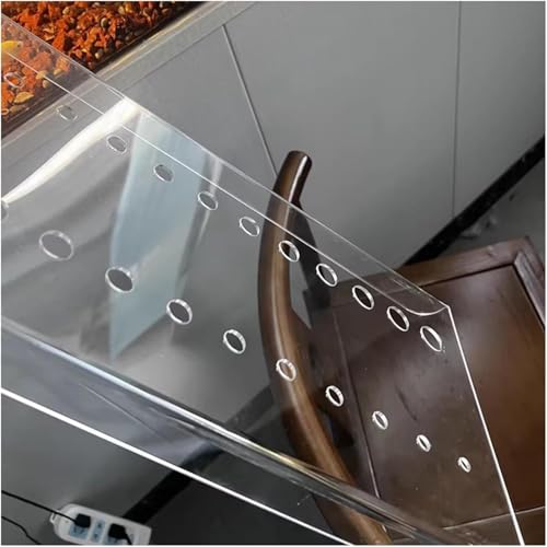 Aquarium Anti-Jump Cover， Frameless Cat Proof Terrarium Hood 8 12