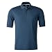 Produktbild agon Herren Pique Polo-Shirt - Kurzarm-Hemd für Männer mit Knopfleiste, bügelfrei und atmungsaktiv, für Sport und Business, Made in EU Marine 56/2XL