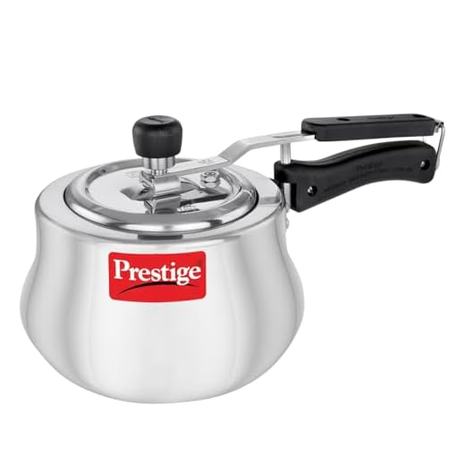 Prestige 3 Litre Aluminium Nakshatra+ Svachh Innerlid Pressure Cooker Handi|Deep lid for spillage control|Virgin Aluminium|Induction Compatible|Metallic Safety Plug|5 Years warranty|ISI Certified
