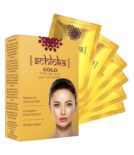 Image of Schhlooka Gold Facial Kit (54g) for glowing skin