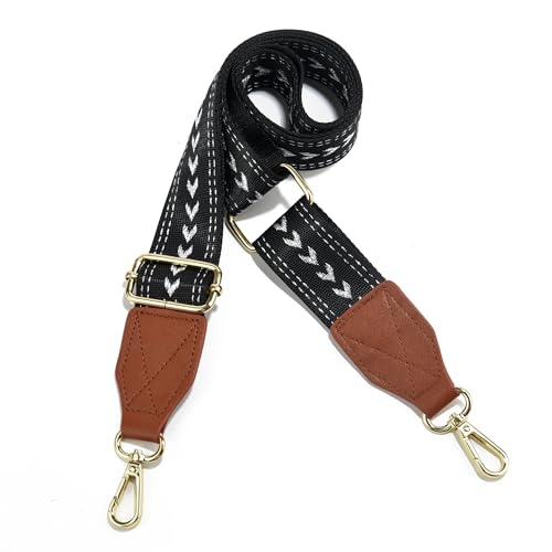 Image of LEMEDE Purse Strap Replacement Crossbody 1.5 inch Wide Shoulder Strap Adjustable Straps Handbag Strap Replacement Belts
