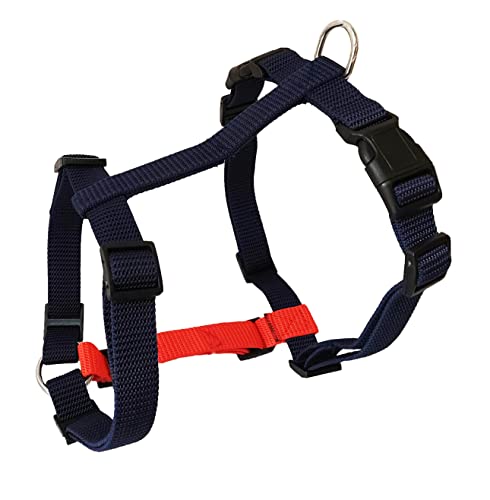 Image of Nylon H Dog Harness (L: 29-47 inch Girth, Black)