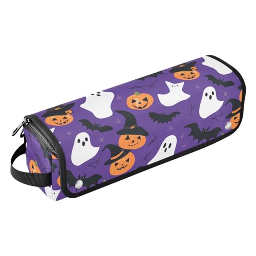 Bolso de viaje resistente al calor para herramientas de cabello Hats Bats Pumpkin Marble, organizador portátil para planchas, rizadores y accesorios de cuidado capilar miniatura 1
