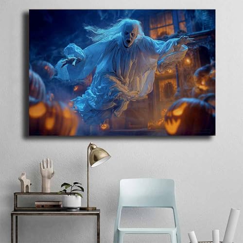 Impression de posters d'Halloween CUDAOO pour relooker une chambre sans peindre
