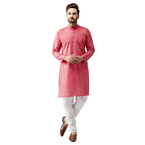 Image of SOJANYA (Since 1958, Men's Silk Blend Grey Kurta Pyjama & Silk Blend Jacket Combo