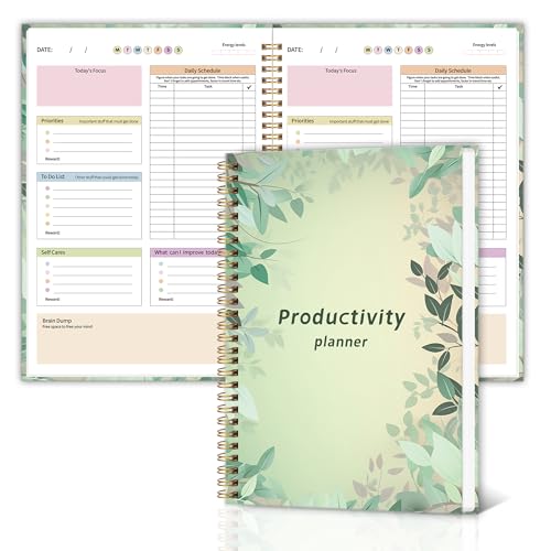 ADHD Daily Planner with Hardcover for Men & Women ,Productivity