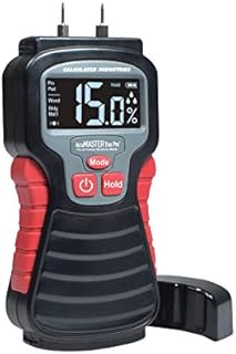 Calculated Industries 7445 AccuMASTER Duo Pro Pin & Pinless Moisture Meter Detects Hidden Leaks and Moisture | Combo Non-invasive Pad + Pin Sensors | for Restoration Contractors, Woodworkers, DIYs