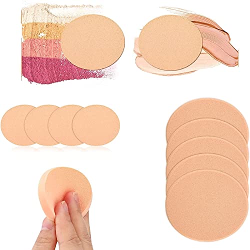 12pcs Makeup Sponge, Round Face Paint Sponge Set Reusable Makeup Sponge, Make Up Blenders Foundation Primer Puff Sponges Creams, And Powders, Wet and Dry use - Image 5