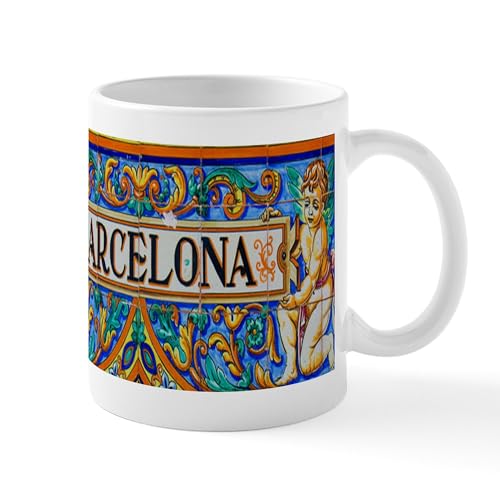 CafePress Barcelona Mosaica 11 oz Ceramic Mug