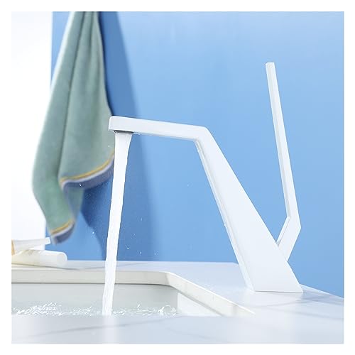 Robinet de lavabo de salle de bain pour vasque moderne mitigeur froids et chauds - 6