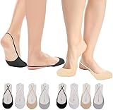 8 Pares Calcetines Invisibles para Mujeres, Calcetines Especiales para Tacones Altos, Calcetin Corte Ultra Bajo con Agarres...