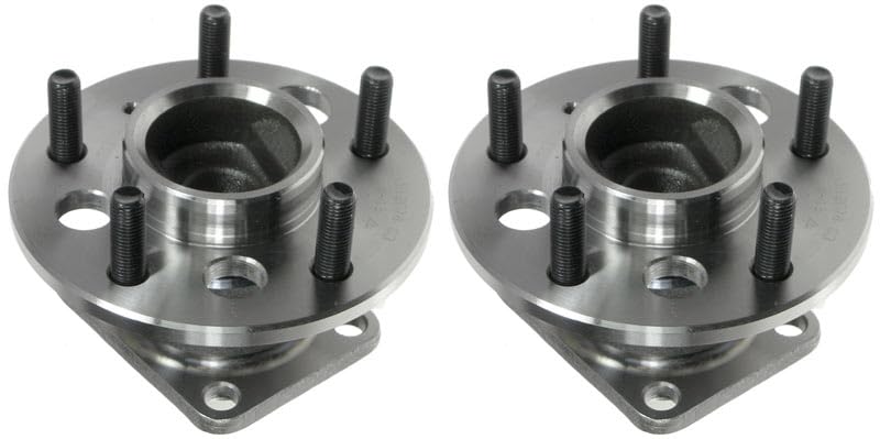 Image of TRQ 2 Piece Rear Wheel Bearing & Hub Assembly Set Compatible with 1994-2005 Buick Century 2005-2009 Lacrosse 1997-2004 Regal 2005 Terraza 2000-2013 Chevrolet Impala 2014-2016 Impala Limited 1992-1996
