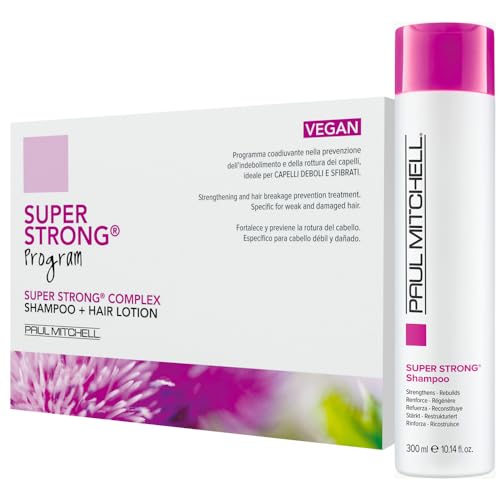 Specifica per capelli deboli e sfibrati, la fiala Super Strong Hair Lotion esplica un'azione di rinforzo della struttura capillare