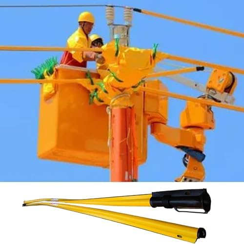 Commercial Outdoor Electrical Insulating Sleeves (3m, 24-Pack) - Anti Electric Shock Conductor Shielding for Overhead Line Bare Cable Wire, Insulated Protective Tube Cover