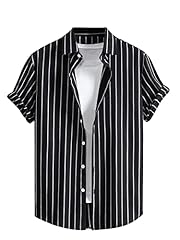 Black Dull Striped