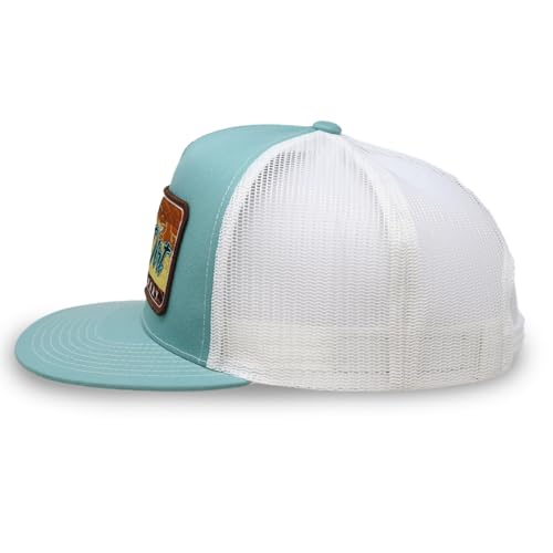 Image of Red Dirt Hat Company Fish Turq /White Cap