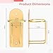 Holder Clipper Wall Mount Stainless Steel Gold, Organizer Clipper Barber, Holder Wall Metal Hair Tool for, for Clippers Suitable Electric, Home Use and Salons Perfect for