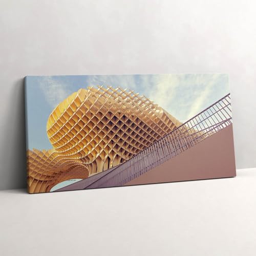 Image sur toile 140x70cm point de vue à Séville pour grand mur vide