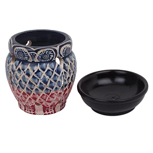 Ajuny Oil Burner Aroma Diffuser Stone Candle Holder Tealight Oil Diffuser Owl Design For Table Home Decorative Gifts #TOP1