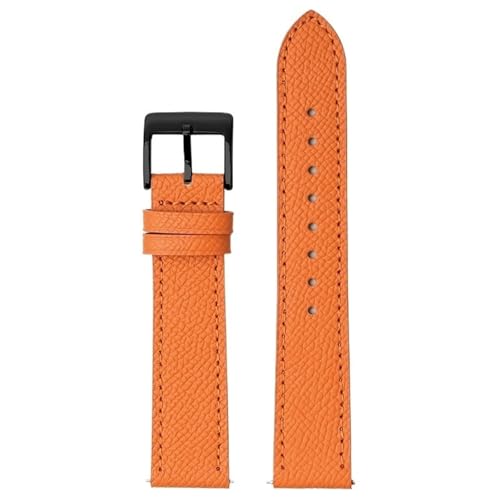 Bracelet de montre anti irritation en cuir souple avec boucle légère spéciale