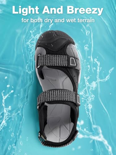 CAMEL CROWN Women's Hiking Sandals Waterproof Closed Toe Water Sandals Comfort Adjustable Athletic Outdoor Sandals for Summer Beach Hiker Trekking Camping2