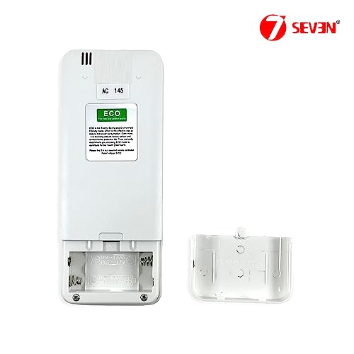 Image of 7SEVEN Compatible Mitashi Ac Remote Original GYKQ-52 Model 145 with ECO Hotkey Suitable for Split and Window Air Conditioner Recommend to Match Exisiting Remote Control Key by Key
